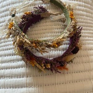 Floral Headbands with Dried Flowers